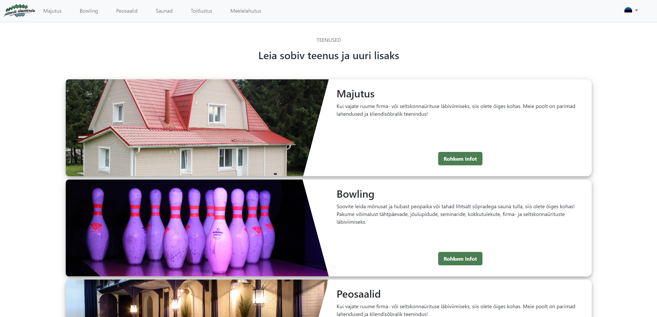 mannimaja.ee website